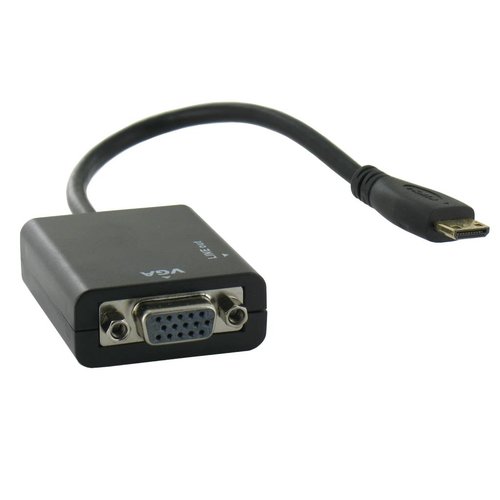 Mini HDMI to VGA + Audio Converter Cable