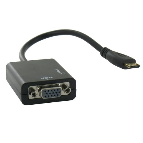 Mini-HDMI zu VGA + Audio-Konverter-Kabel