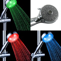 Pommeau de douche LED RGB