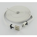 Dolphix Micro USB Data & Laadkabel 3 meter Ultra Dun