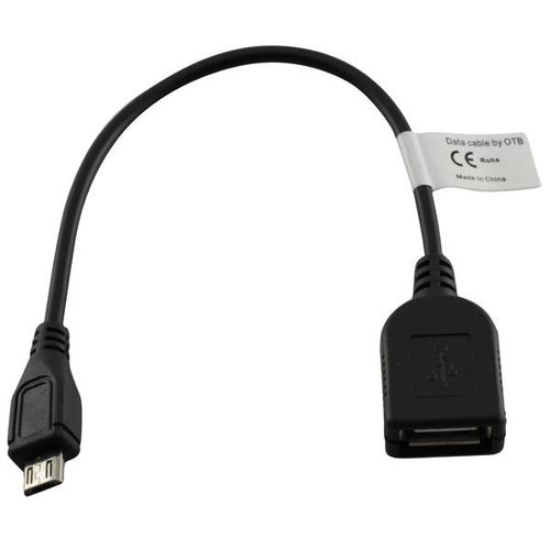 USB OTG (On The Go) Micro USB Cable 15cm.