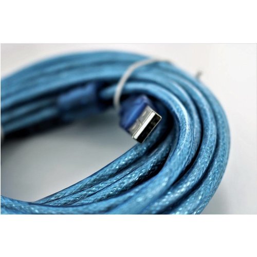 Type-A USB-Verlengkabel (Male->Female) - 10 meter - Blauw