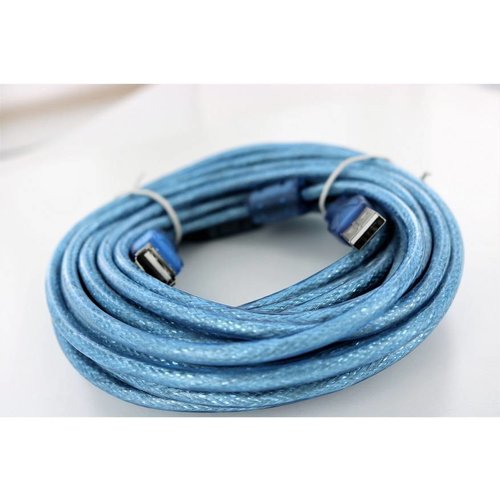 Type-A USB-Verlengkabel (Male->Female) - 5 meter - Blauw