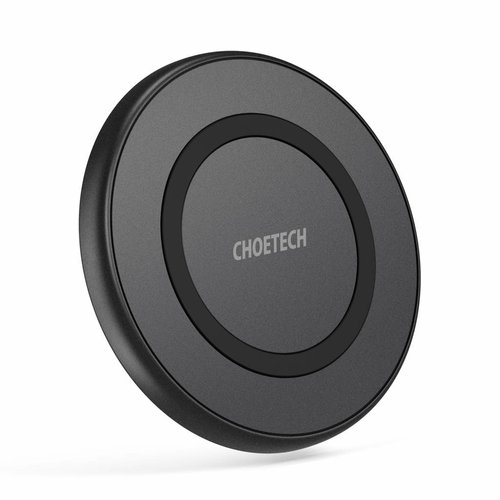 Choetech Drahtloses QI-Smartphone-Ladegerät / kabelloses Ladegerät - 10 W - Schnellladung - Anti-Rutsch-Design - Schwarz