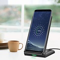 Choetech Wireless QI charging station for smartphones - Fast Charge Technology - 10W - 2 Coils - Anti Slip Design - LED Indicator - Black