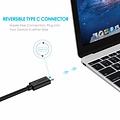 Choetech USB3.1 Gen2 Type-C to Type-C charging and data cable - 10Gbps - 4K Ultra HD - USB-IF certified - 60W - cable length: 1M - Black