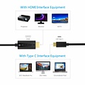 Choetech USB-Typ-C-zu-4K-HDMI-Kabel - Vergoldete Anschlüsse - 1.8M - Schwarz