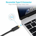 Choetech USB Type-C naar 4K HDMI kabel  - Goud vergulde connectoren - 1.8M - Zwart