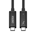 Choetech Câble Thunderbolt ™ 3 USB-C - 40 Gbit / s - 4K / 5K - Alimentation 100 W - 5 A - Longueur de câble: 2 mètres - Noir