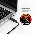 Choetech USB-C Thunderbolt ™ 3 Cable - 40Gbps - 4K / 5K - 100W Power Delivery - 5A - Cable length: 2 meters - Black