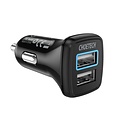 Choetech Quick Charge 3.0 Car Charger - 2x USB-A - 30W - 2.4A - Black