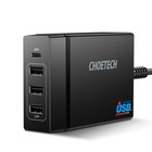 Choetech Adaptateur secteur USB Type-C 72 W avec alimentation électrique