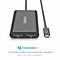 Choetech USB-C Thunderbolt ™ 3 to 2x 4K Display Port Adapter - Cable Length: 25CM - Black