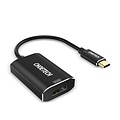 Choetech Adaptateur USB Type-C vers 4K HDMI 2.0 en aluminium - Compatible avec ThunderBolt 3 - Noir