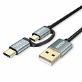 Choetech Type-C and micro USB 2-in-1 to Type-A cable - 1.2M