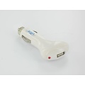 USB Car Charger 2000mAh White