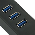 USB 3.0 Gigabit Ethernet Adapter met USB Hub