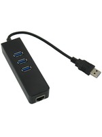 Adaptateur Ethernet Gigabit USB 3.0 avec concentrateur USB