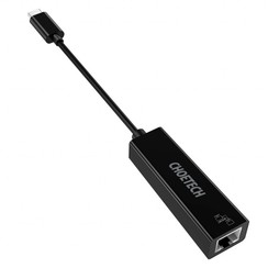 USB Type-C naar RJ45 Ethernet Adapter 13CM - Zwart