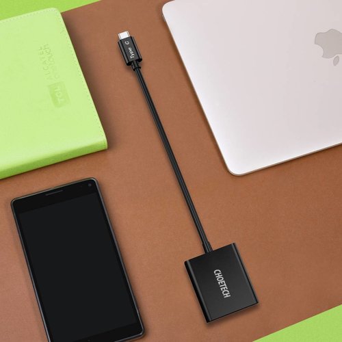 Choetech Aluminum USB-C to VGA adapter - 2K @ 60hz - 15Cm