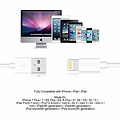 Choetech USB A to Lightning charging cable - MFI certified - Cable length 60cm - White