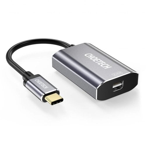 Choetech Aluminum USB-C to Mini Display Port adapter with Power Delivery 4K @ 60Hz