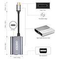 Choetech Aluminum USB-C to Mini Display Port adapter with Power Delivery 4K @ 60Hz