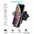 Choetech - Wireless Qi car charger - Suitable for smartphones - Fast Charge - 10W - 360 degrees rotatable - Black