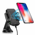 Choetech Drahtloser Smartphone-Ladegeräthalter für im Auto - 10 Watt - 360 Grad drehbar - Schwarz