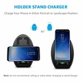 Choetech - Wireless Qi-Ladestation für Smartphones - 10 W - Schnellladetechnologie - Eingebaute Belüftung - Schwarz