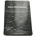 Nano and Micro SIM adapter for Smartphones and Tablets