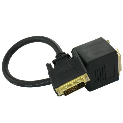 DVI-D Dual Link 24 + 1 Splitter-Adapter