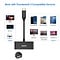 Choetech - USB Typ C zu HDMI Adapter - 60 W Stromversorgung - Unterstützt Ultra HD 4K bei 60 Hz - Sehr kompakt - Schwarz