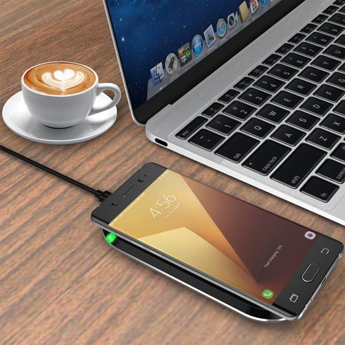 Choetech Wireless Qi Smartphone charger with 3 coils - 10W - Black