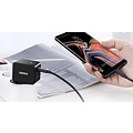 Choetech - Adaptateur USB de type C - 18 Watt - Charge rapide par prise de courant 3.0 0 Câble de charge inclus - Voyant lumineux - Noir