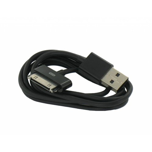 USB Data and Charging Cable for the iPhone 3 / 3GS / 4 / 4S Black