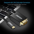 Choetech USB Typ-C zu VGA Kabel -1080P - 1,8 Meter - Schwarz