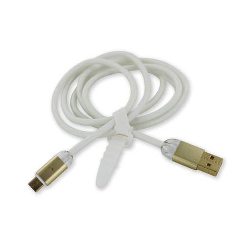 Lenovo Micro USB charging cable 1 meter - white / gold