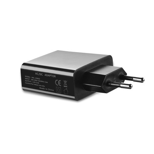 Choetech - Adaptateur universel avec 3 ports de charge USB de type A - Avec écran à LED - 3A - Noir