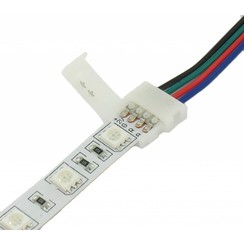 Bandes cliquez sur le connecteur avec le fil pour RGB LED Renouveler