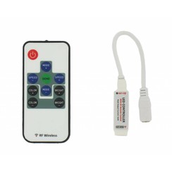 Mini RGB LED Controller with RF Remote Control