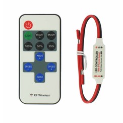 LED Mini RF Controller Set for Single color LED Strips