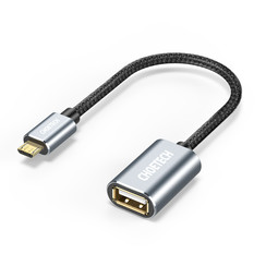 Micro USB 2.0 OTG cable to USB A female 20 cm