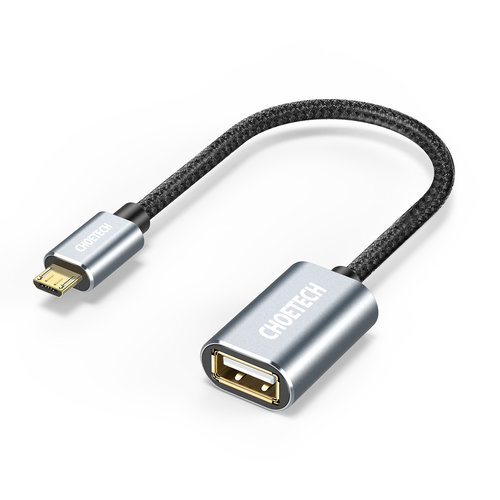 Choetech Micro USB 2.0 OTG cable to USB A female 20 cm