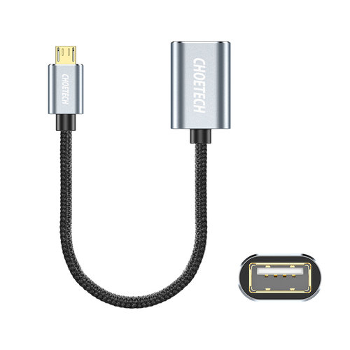 Choetech Micro USB 2.0 OTG Kabel an USB A Buchse 20 cm