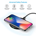 Choetech Chargeur sans fil QI pour smartphone / chargeur sans fil - 15 W - Charge rapide