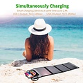 Choetech Choetech erweiterbares Solarladegerät 4 Panels - 2x USB - 22W - Wasserdicht