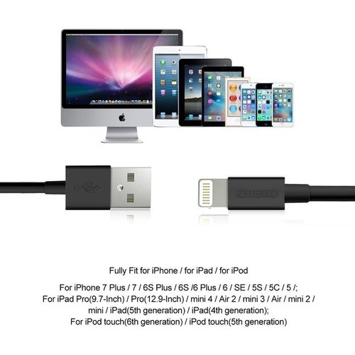 Choetech MFi USB-A to Lightning charging cable - 1.8M