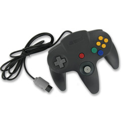 Controller bedraad voor N64 Zwart