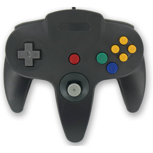 Controller wired for N64 Black